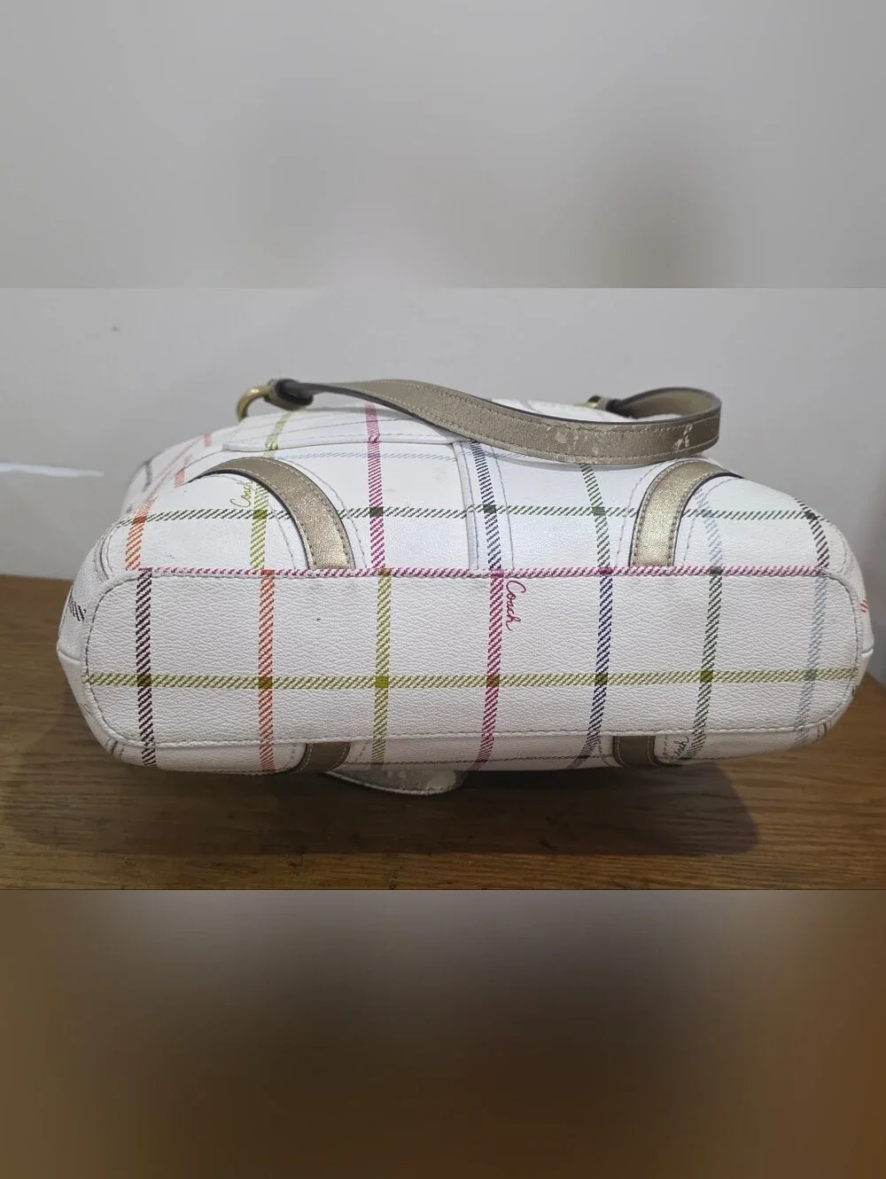 Coach signature coated
